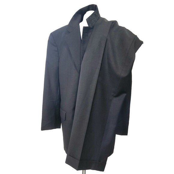 Brooks Brothers  x Loro Piana 2 Piece Suit  VTG 100% Wool Gray 42R Made in USA - Picture 1 of 16